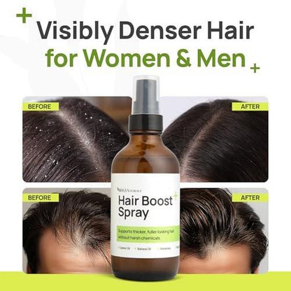 Brigs Naturals Haarspray für dichteres Haar und gesunde Kopfhaut – Hergestellt in den USA mit Bio-Botanicals, Rosmarinwasser, Pfefferminze, Biotin, Batana-Öl, Koffein und Pflegewirkstoffen