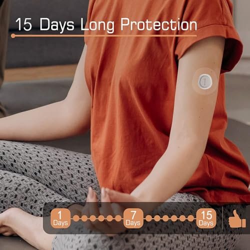 funpatch 100 Stück Klebepflaster für Dexcom G7, wasserdichte G7 & Stelo Overpatch CGM Tape Stelo Overpatch mit vorgeschnittenem Loch, hypoallergen, latexfrei, lange Haltbarkeit für 15 Tage