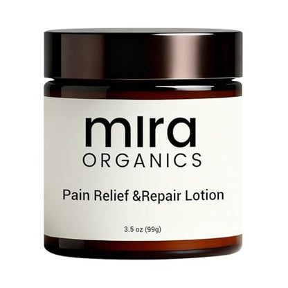 Mira Natural Relief & Repair Lotion – Schnell einziehende, nicht fettende Formel zur Beruhigung von Muskel- und Gelenkbeschwerden, botanische Mischung mit pflegender Feuchtigkeitsversorgung für alle Hauttypen