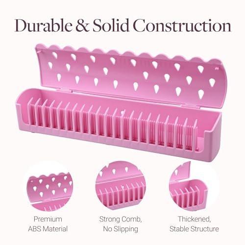 GOOGOO Haarverlängerungs-Halterständer für Styling, 5 Installationsmodi mit Werkzeug, Pink – sicherer Halt für Waschen, Stylen, Packen und Aufbewahren
