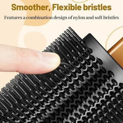 ZEPHBLOW Großer runder Volumenbürsten-Aufsatz für Dyson Airwrap – 3-Zoll-Large-Round-Brush kompatibel mit HS01/05/08, flexible Borsten für Volumen und Locken