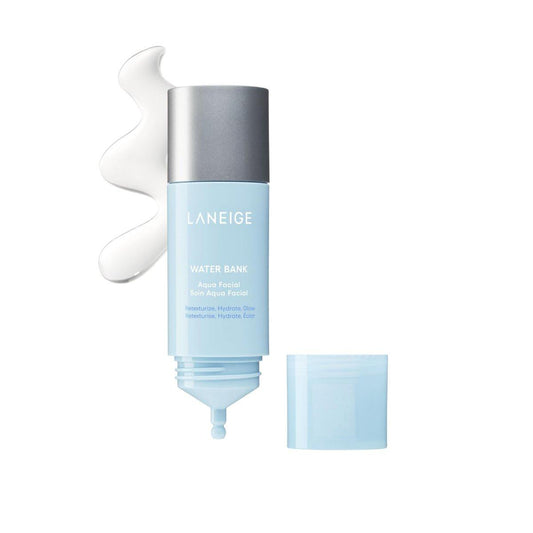 LANEIGE Water Bank Aqua Facial Serum – Feuchtigkeitsserum mit AHA BHA PHA, Hyaluronsäure & Ceramiden für glatte, strahlende Haut