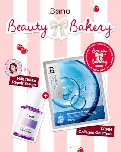 Bano Milk Thistle Repair Serum für empfindliche & zu Rötungen neigende Haut – Beruhigend & Barrieren-Reparatur | Feuchtigkeitsspendend, schnell einziehend | Koreanische Hautpflege, Duftstofffrei | 30 ml