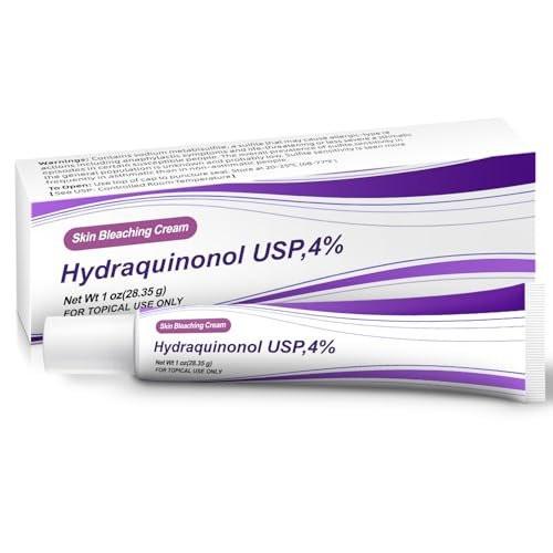 Rivocoda Hydraquinon0l Dark Spot Brightening Cream – 4% Aufhellungscreme, nicht reizend, feuchtigkeitsspendend, für alle Hauttypen, 28 g