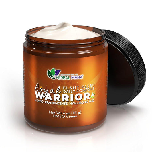 Herbal Mana Weihrauch DMSO Körpercreme mit Magnesium & Hyaluronsäure | Royal Warrior