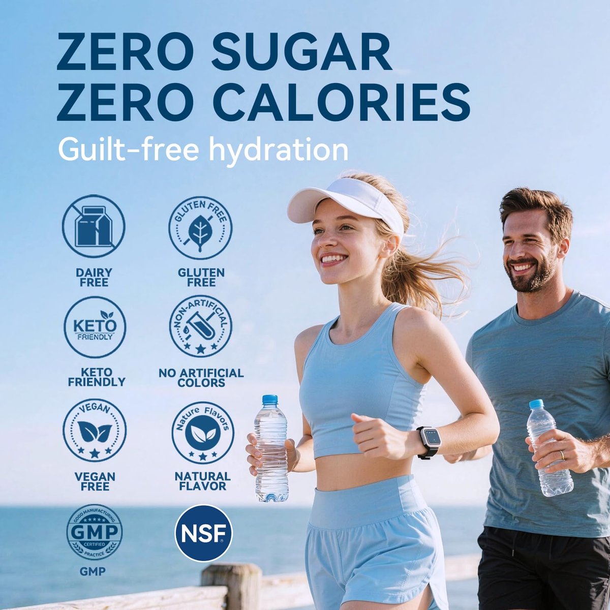 Aibiodi Elektrolyt-Pulver-Päckchen - Zuckerfrei & Kalorienfrei - Flüssiger Daily IV Drink Mix - Sofortige Hydration & Energie mit 6 Elektrolyten und 5 Vitaminen - Keto-freundlich & Vegan - 12 Sticks