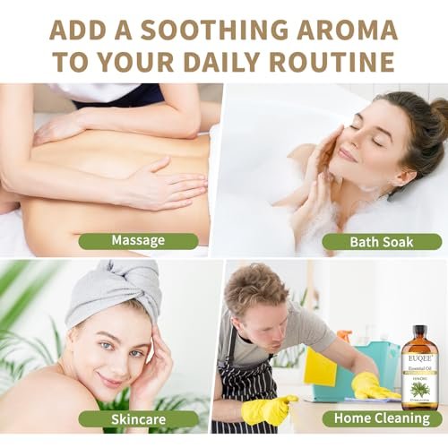 EUQEE Hinoki Ätherisches Öl 118ml - Reines japanisches Hinokiöl für Aromatherapie, Meditation und Hautpflege