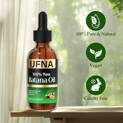 Batana Oil Haarwuchs Serum – Traditionelle honduranische Formel für dünneres Haar, dickeres & volleres Aussehen – Intensive Kopfhaut- & Wurzelpflege – Nicht fettend – Fördert die Fülle für Männer & Frauen – 60 ml