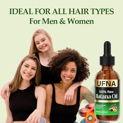 Batana Oil Haarwuchs Serum – Traditionelle honduranische Formel für dünneres Haar, dickeres & volleres Aussehen – Intensive Kopfhaut- & Wurzelpflege – Nicht fettend – Fördert die Fülle für Männer & Frauen – 60 ml