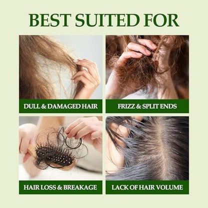 Batana Oil Haarwuchs Serum – Traditionelle honduranische Formel für dünneres Haar, dickeres & volleres Aussehen – Intensive Kopfhaut- & Wurzelpflege – Nicht fettend – Fördert die Fülle für Männer & Frauen – 60 ml