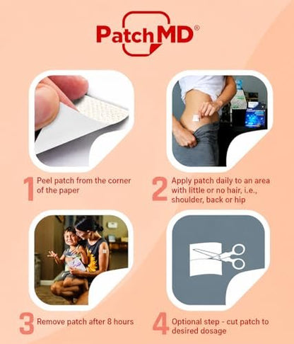 Iron Plus Topical Patches – 30-Tage-Vorrat | PatchMD