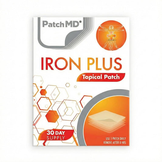 Iron Plus Topical Patches – 30-Tage-Vorrat | PatchMD