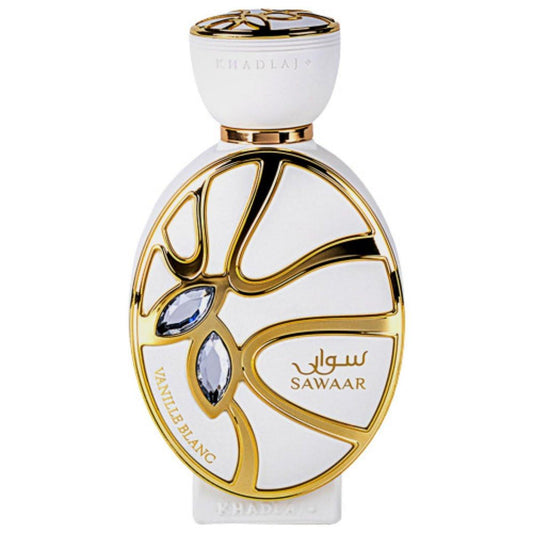 Khadlaj Sawaar Vanille Blanc – Vanille, Süß, Woody – Extrait de Parfum Lang anhaltender Duft für alle, 100 ml