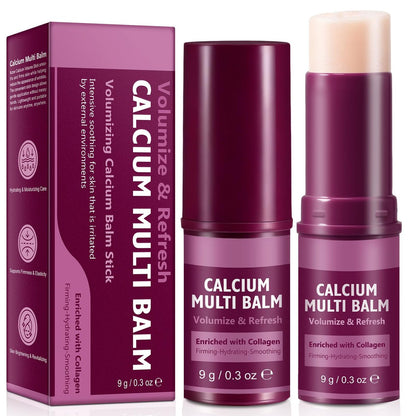 Calcium Multi Balm Stick 2er-Pack – Koreanische Kollagencreme für Anti-Aging, Feuchtigkeit, Straffung & Lifting von Gesicht, Hals & Augenpartie