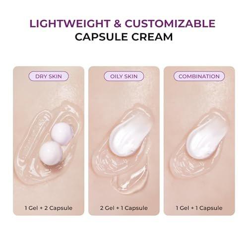 JUMISO Niacinamide 5+ Overnight Capsule Cream – 50ml Schmelzende Kapsel-Schlafmaske mit 5% Niacinamid, 1% TXA & Glutathion für Glas-Haut, Koreanische Hautpflege