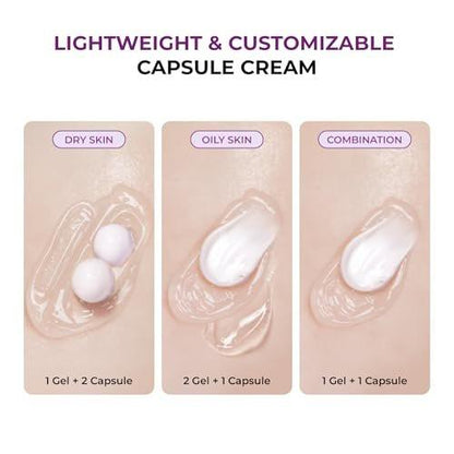 JUMISO Niacinamide 5+ Overnight Capsule Cream – 50ml Schmelzende Kapsel-Schlafmaske mit 5% Niacinamid, 1% TXA & Glutathion für Glas-Haut, Koreanische Hautpflege
