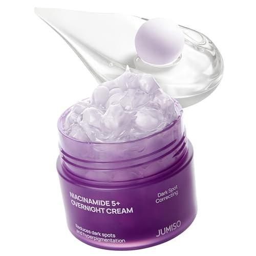 JUMISO Niacinamide 5+ Overnight Capsule Cream – 50ml Schmelzende Kapsel-Schlafmaske mit 5% Niacinamid, 1% TXA & Glutathion für Glas-Haut, Koreanische Hautpflege