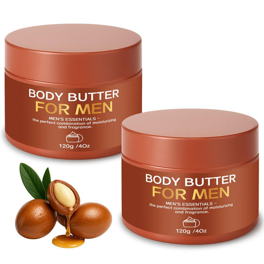 Paistely 2er-Pack Body Butter für Männer, Pheromon-Duftcreme, Feuchtigkeitsspendende Körpercreme zur Steigerung der Attraktivität, 8 Unzen insgesamt
