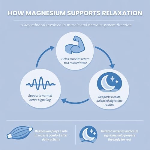 Liquid Magnesium Glycinate Drops für Schlafunterstützung & nächtliche Ruhe – Magnesiumtropfen mit Kamille, Ashwagandha, L-Theanin & GABA zur Entspannungsunterstützung, sanfte Absorption, Erdbeergeschmack, 60 ml