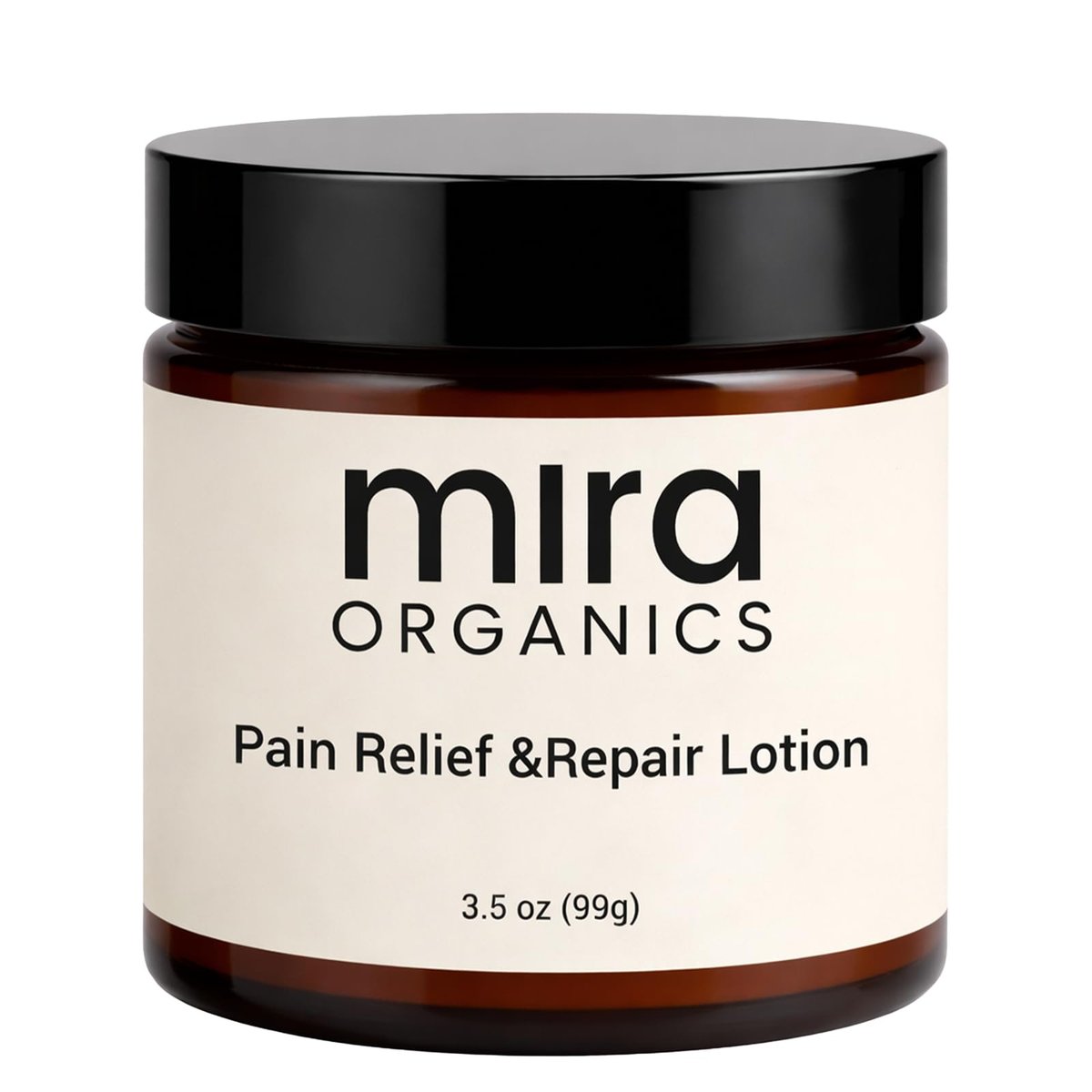 FIYY6VC Mira Relief Repair Lotion – Leichte Körperlotion & Magnesiumcreme, sanfte beruhigende Feuchtigkeitsformel – schnell einziehend für alle Hauttypen (99 ml / 3,5 fl oz)
