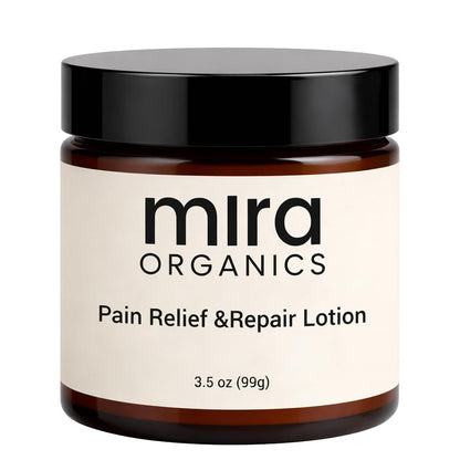 FIYY6VC Mira Relief Repair Lotion – Leichte Körperlotion & Magnesiumcreme, sanfte beruhigende Feuchtigkeitsformel – schnell einziehend für alle Hauttypen (99 ml / 3,5 fl oz)