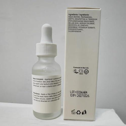 Argireline Lösung 10% Serum für das Gesicht - Anti-Aging Gesichtsserum gegen Erschlaffung und feine Linien, strafft die Haut, spendet Feuchtigkeit & verbessert die Elastizität, für Frauen & Männer, alle Hauttypen, 30 ml
