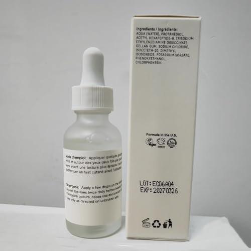 Argireline Lösung 10% Serum für das Gesicht - Anti-Aging Gesichtsserum gegen Erschlaffung und feine Linien, strafft die Haut, spendet Feuchtigkeit & verbessert die Elastizität, für Frauen & Männer, alle Hauttypen, 30 ml