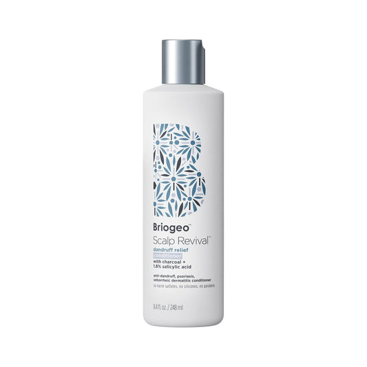 Briogeo Scalp Revival Anti-Schuppen Conditioner mit Aktivkohle & Salicylsäure 1,8% – Beruhigende Pflege für schuppige, juckende Kopfhaut, farbsicher, vegan & tierversuchsfrei, 250 ml