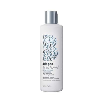 Briogeo Scalp Revival Anti-Schuppen Conditioner mit Aktivkohle & Salicylsäure 1,8% – Beruhigende Pflege für schuppige, juckende Kopfhaut, farbsicher, vegan & tierversuchsfrei, 250 ml