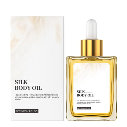 Xoyssfy Seidenkörperöl – Geschmeidige Haut mit Sheabutter, Kokosöl & Vitamin E