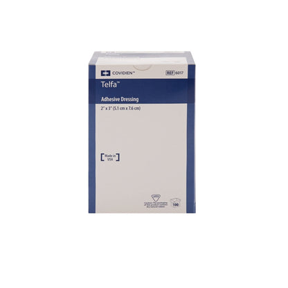 Covidien Telfa Haftverband, steril, 2" x 3", Packung mit 100 Stück