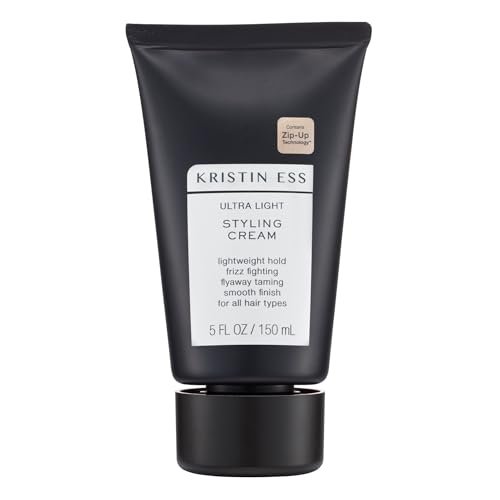 Kristin Ess Ultra Light Styling Curl Cream – Leichte Lockencreme für Definition & Frizz-Kontrolle, vegane Haarpflege für welliges & lockiges Haar, 5 Fl Oz