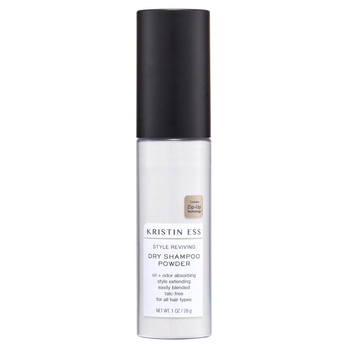 Kristin Ess Reisegröße Trockenshampoo-Pulver für fettiges Haar – Frischer Birnenduft – Aerosolfreier Style-Verlängerer – Sulfatfrei, farbsicher, vegan + sauber – Leichtgewichtig – Lässt sich leicht in dunkles Haar einarbeiten