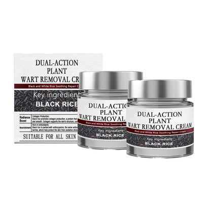 KeraErase Dual-Action Renewal Cream – Schwarzer & Weißer Reis Beruhigende Reparaturcreme, Natürliches Körperserum für alle Hauttypen (2er-Pack)