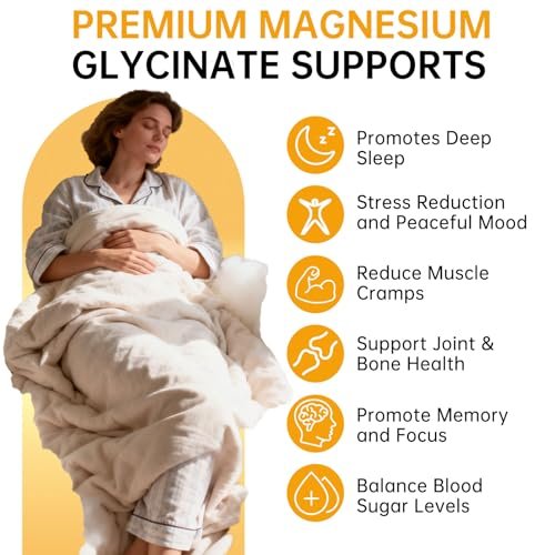 SAYIDON Magnesium Glycinate Gummies 500mg – Zuckerfreie Magnesium Gummibärchen für Schlaf, Stress, Muskeln & Nerven – für Erwachsene & Kinder ab 4 Jahren, vegan, ohne Melatonin (Ananasgeschmack, 60 Stück)
