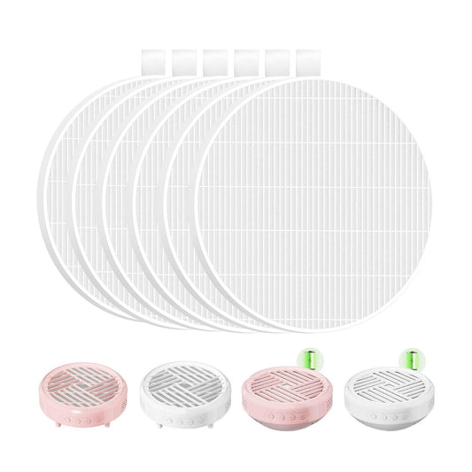 6er-Pack HPro Nail Dust Collector Ersatzfilter, Kompatibel mit MelodySusie Nagelstaubsauger Modellen HPro/SProR