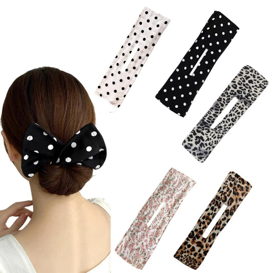 5er-Pack Haar-Dutt-Former – Twist-Clips für Damen & Kinder – Messy Bun Maker für langes, dickes oder dünnes Haar