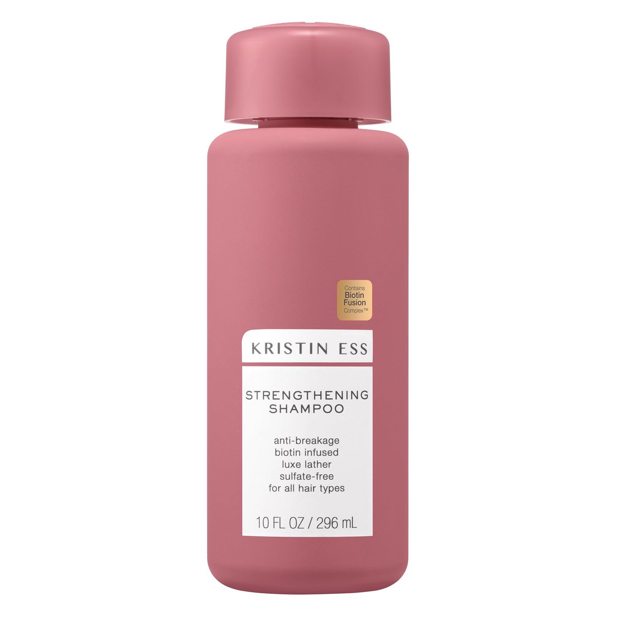 Kristin Ess Biotin Shampoo – Sulfatfrei & farbsicher – Fördert gesundes Haarwachstum, stärkt & pflegt trockenes, geschädigtes Haar – Anti-Bruch stärkendes Biotin-Repair-Shampoo für Volumen – Vegan