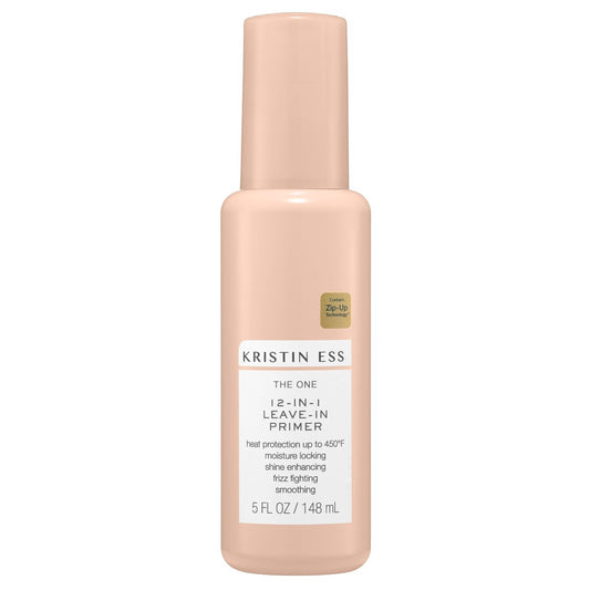 Kristin Ess 12-in-1 Leave-In Conditioner & Hitzeschutzspray – Hitzeschutz bis 450°F – Für trockenes, geschädigtes Haar – Anti-Frizz Entwirrer – Farbsicherer Hitzeschutz