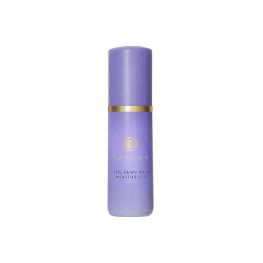 TATCHA The Dewy Milk Moisturizer, Reisegröße | Mini leichte Gesichtscreme - Ölausgleichende Feuchtigkeitspflege für pralle Haut & einen langanhaltenden strahlenden Glanz für Mischhaut bis fettige Haut | 15 ml / 0,5 Fl. Oz.