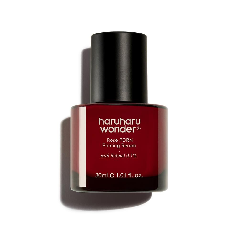 Haruharu Wonder Rose PDRN Firming Serum mit Retinal 0,1% – Kollagen-Booster, Bulgarische Rose, Anti-Falten, für empfindliche Haut, Duftfrei, Koreanische Hautpflege, Vegan, 30 ml