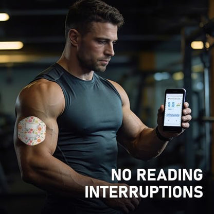 ANGTICS Omnipod 5 Overpatches Waterdicht, 30 Stück Vorgeschnittene Aufkleber für Omnipod 5, Hypoallergen Latexfrei CGM Sensor Abdeckungen, Lang anhaltend 10+ Tage Glukosesensor Pflaster (Pastell Blumen)