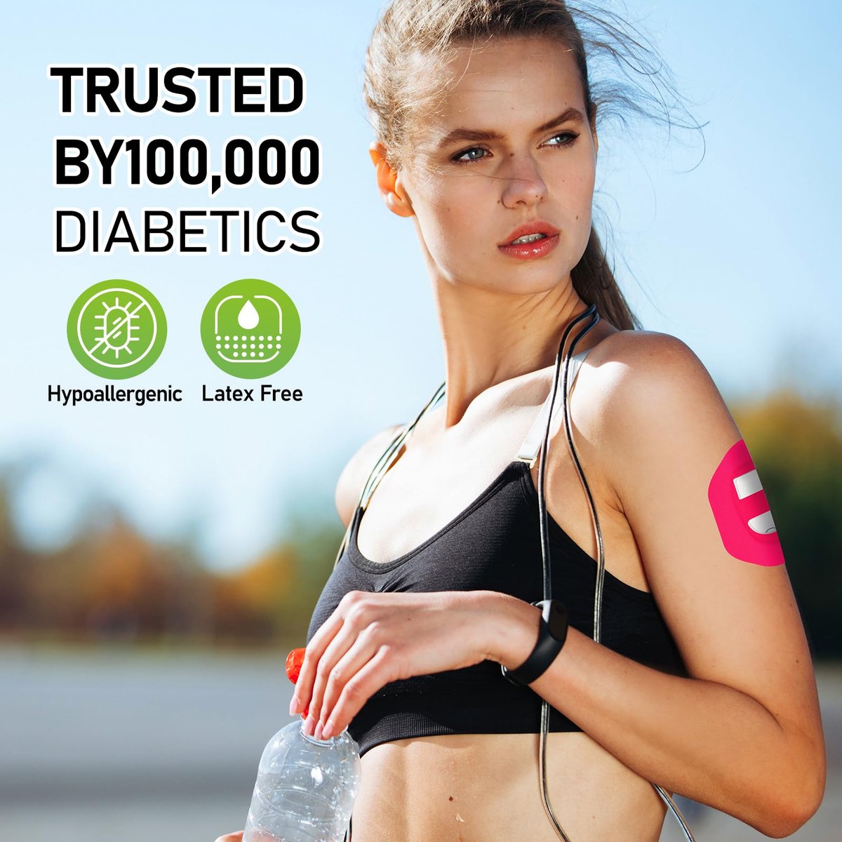 ANGTICS 30er-Pack Omnipod 5 Klebepflaster, wasserdichte vorgeschnittene Overpatches, hypoallergen & atmungsaktiv CGM-Sensorabdeckungen, latexfreier Glukosesensor-Patch, hält 10+ Tage (Multicolor)