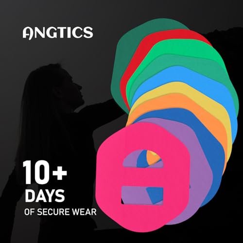 ANGTICS 30er-Pack Omnipod 5 Klebepflaster, wasserdichte vorgeschnittene Overpatches, hypoallergen & atmungsaktiv CGM-Sensorabdeckungen, latexfreier Glukosesensor-Patch, hält 10+ Tage (Multicolor)