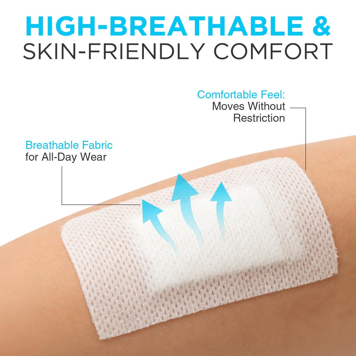 OK TAPE Sanftes chirurgisches Klebeband für empfindliche Haut, atmungsaktives medizinisches Tape für Wundverbände und postoperative Versorgung, sicherer Halt zur Fixierung von Mullbinden, latexfrei, 4" x 11 Yards