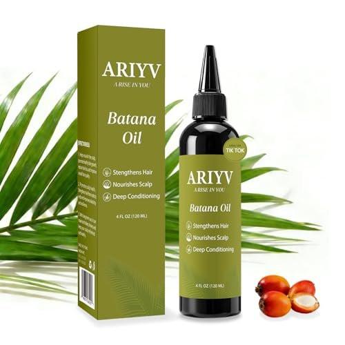 Ariyv Batana-Öl für Haarwachstum – 118 ml – Natürliches Batana-Öl gegen Haarausfall, stärkt und verdichtet das Haar für Männer und Frauen