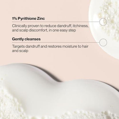 Suave Anti-Schuppen Shampoo für Frauen, Kokosnuss-Feuchtigkeit, 1% Pyrithion-Zink Schuppenbehandlung, kontrolliert Flocken, Juckreiz & trockene Kopfhaut, 6er-Pack, 12,6 FL OZ