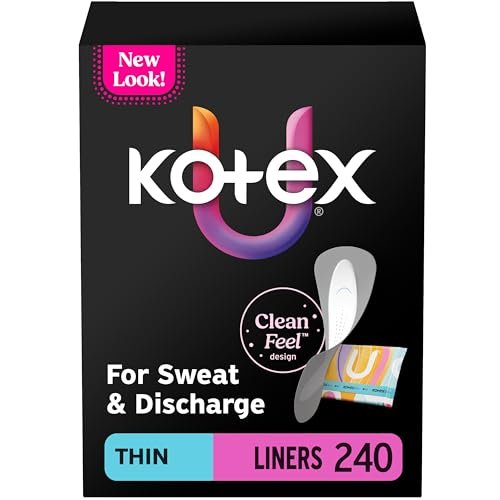 Kotex Daily Wrapped Slipeinlagen, leichte Saugfähigkeit, dünn, 240 Stück (2 x 120) (Verpackung kann variieren)