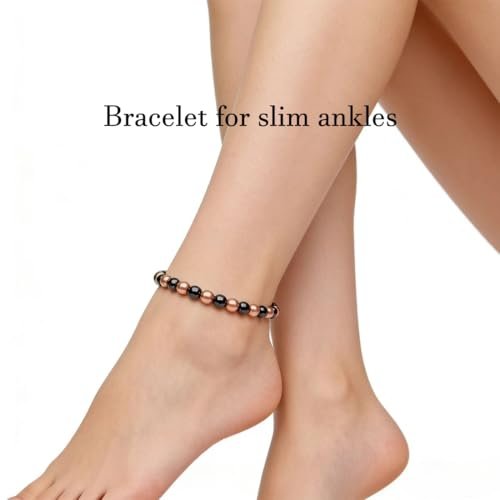 2er-Pack Kupferarmband für Damen und Herren mit Hämatit und Magneten – Schmerzlinderung, Gesundheitsgeschenk zum Valentinstag, Muttertag