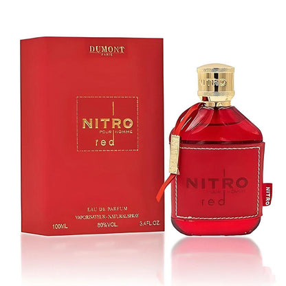 ocpcrn NITRO RED - Eau de Parfum für Männer - Luxusduft mit fruchtigen, holzigen, blumigen und maskulinen Noten - Lang anhaltendes Parfüm - 100 ml